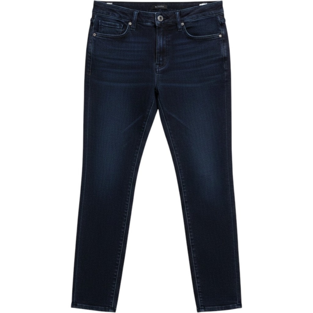 NYDJ Ami Skinny Jeans Womens 8 Blue Dark Wash High Rise Stretch Denim Classic